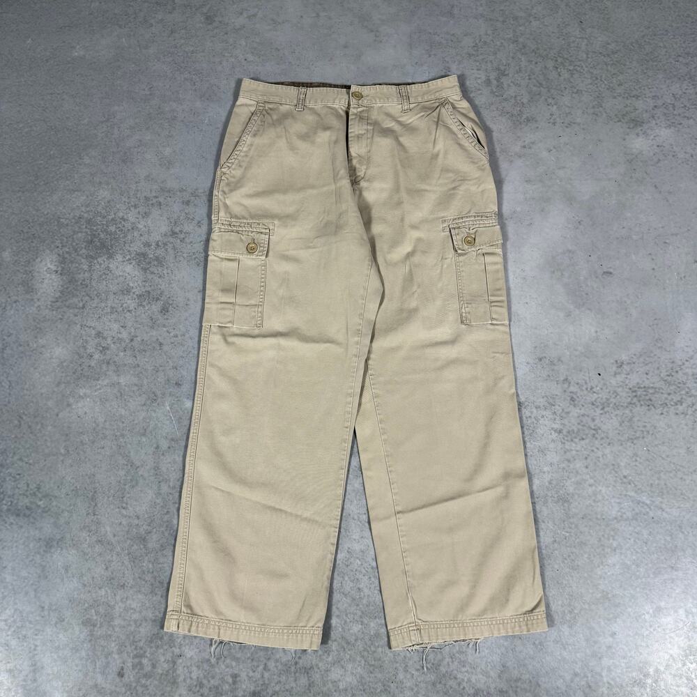 Arizona Jean Company Cargo Pants Khaki Tan - Size: 34x32
